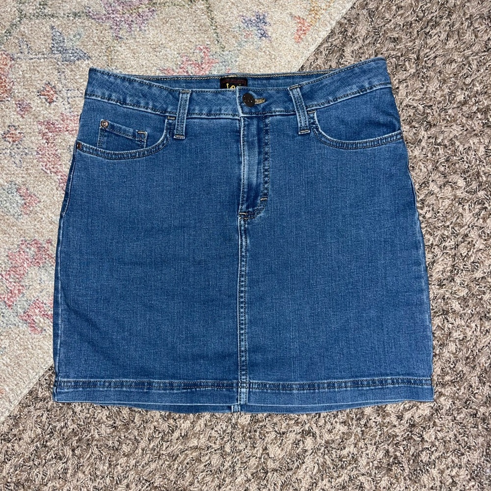 Lee Women's Blue Denim Skirt
